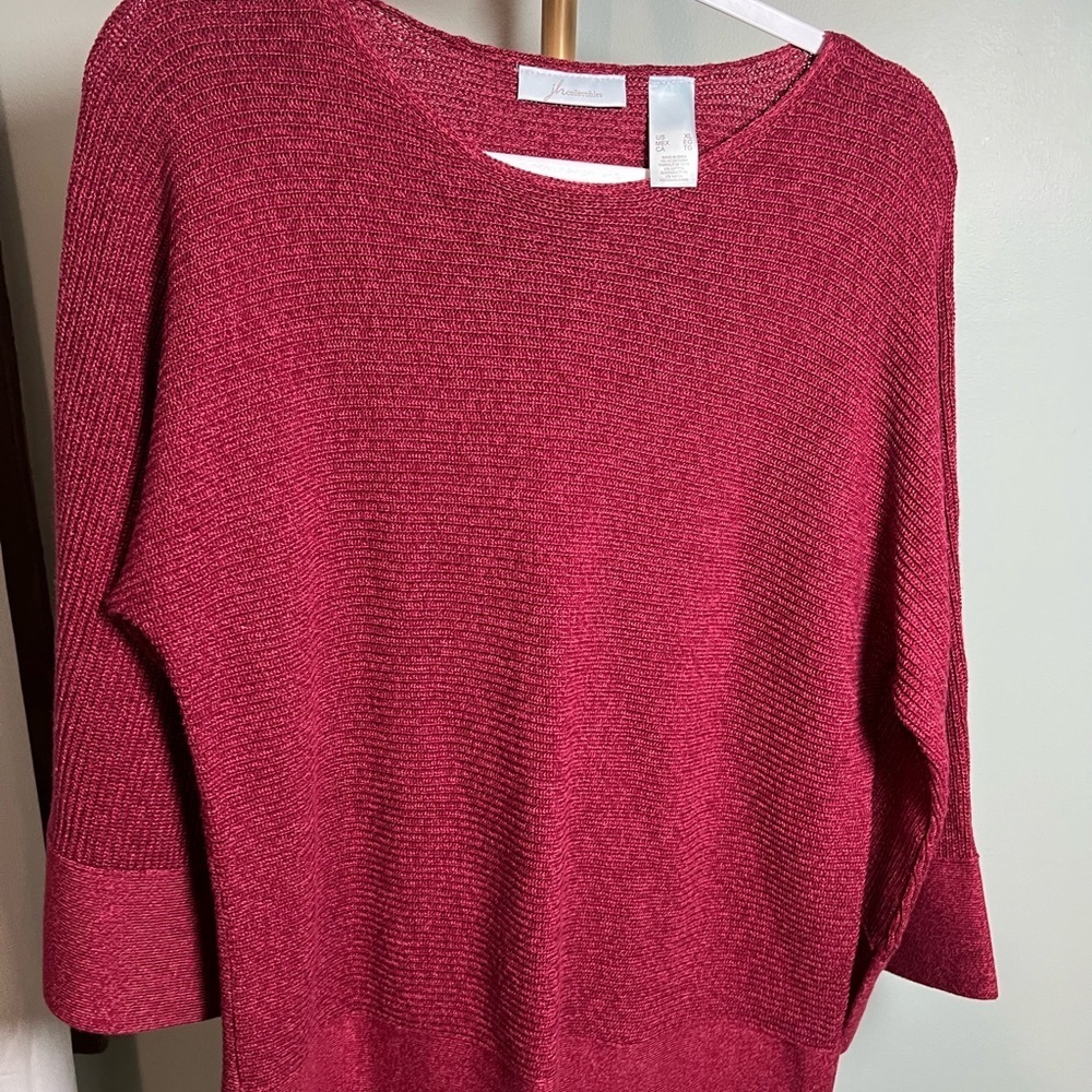 JH Collectibles Maroon Crew Neck Sweater